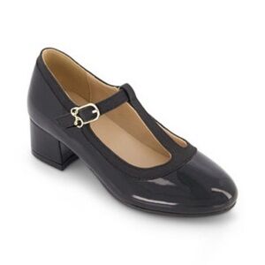 Sam & Libby Black Patent Kids Dress Shoes
